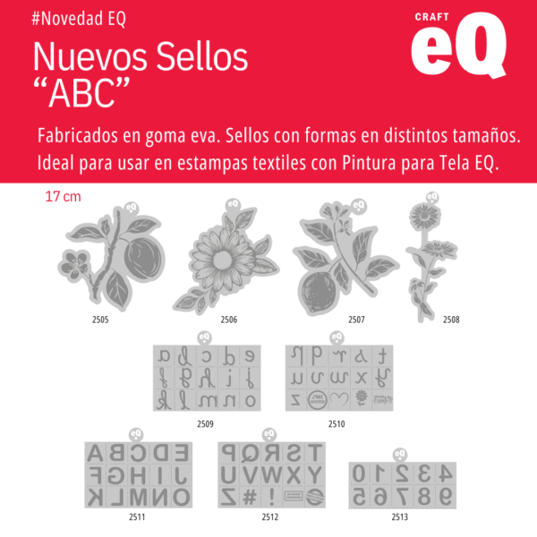 Nuevos Sellos EQ Coleccion "ABC" (1/2 Carga)