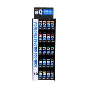 Acrílicos 50cc. EQ "20 Colores Nuevos x 6u." (Exhibidor o Bandeja Gratis)