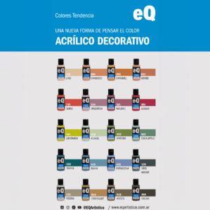Acrilicos x 50 CC Nuevos Colores Tendencia (20 colores)