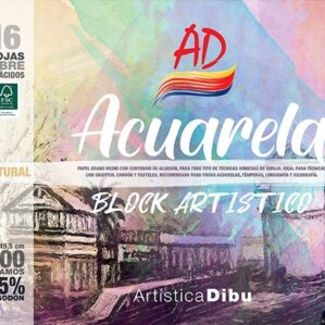 Block Acuarela AD (Natural 300g)